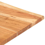 NNEVL Bar Table with Live Edges 50x50x110 cm Solid Acacia Wood