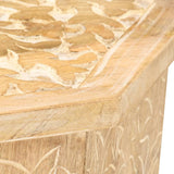 NNEVL Side Table ?48 cm Solid Mango Wood