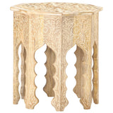 NNEVL Side Table ?48 cm Solid Mango Wood