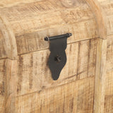 NNEVL Storage Chests 2 Pieces Solid Mango Wood
