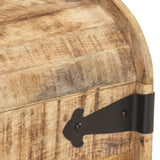 NNEVL Storage Chests 2 Pieces Solid Mango Wood