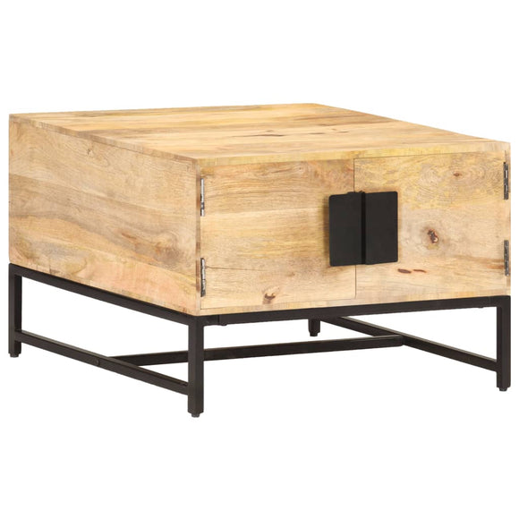 NNEVL Coffee Table 67x67x45 cm Solid Mango Wood