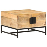 NNEVL Coffee Table 67x67x45 cm Solid Mango Wood