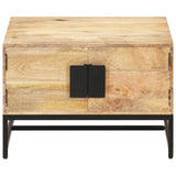 NNEVL Coffee Table 67x67x45 cm Solid Mango Wood
