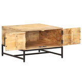 NNEVL Coffee Table 67x67x45 cm Solid Mango Wood