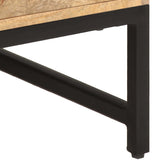 NNEVL Coffee Table 67x67x45 cm Solid Mango Wood