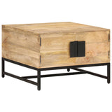 NNEVL Coffee Table 67x67x45 cm Solid Mango Wood