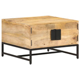 NNEVL Coffee Table 67x67x45 cm Solid Mango Wood