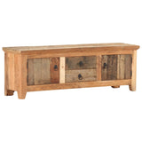 NNEVL TV Cabinet 120x30x40 cm Solid Acacia Wood and Reclaimed Wood