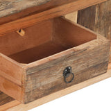 NNEVL TV Cabinet 120x30x40 cm Solid Acacia Wood and Reclaimed Wood