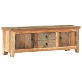 NNEVL TV Cabinet 120x30x40 cm Solid Acacia Wood and Reclaimed Wood