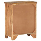 NNEVL Sideboard 60x33x75 cm Solid Acacia Wood and Reclaimed Wood
