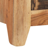 NNEVL Sideboard 60x33x75 cm Solid Acacia Wood and Reclaimed Wood