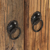 NNEVL Sideboard 60x33x75 cm Solid Acacia Wood and Reclaimed Wood