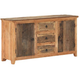 NNEVL Sideboard 140x40x75 cm Solid Reclaimed Wood