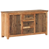NNEVL Sideboard 140x40x75 cm Solid Reclaimed Wood