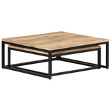 NNEVL Nesting Coffee Tables 2 pcs Solid Mango Wood