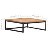 NNEVL Nesting Coffee Tables 2 pcs Solid Acacia Wood