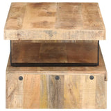 NNEVL 2 Piece Coffee Table Set Solid Mango Wood