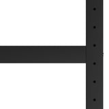 NNEVL Work Bench Frame Metal 80x57x79 cm Black and Red