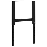NNEVL Adjustable Work Bench Frames 2 pcs Metal 55x(69-95.5) cm Black