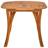 NNEVL Garden Table 150x90x75 cm Solid Acacia Wood