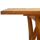 NNEVL Garden Table 150x90x75 cm Solid Acacia Wood
