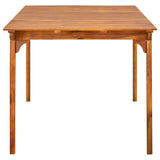 NNEVL Garden Table 150x90x75 cm Solid Acacia Wood