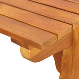 NNEVL Garden Table 150x90x75 cm Solid Acacia Wood