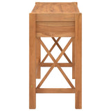 NNEVL Desk with 2 Drawers 100x40x75 cm Recycled Teak Wood