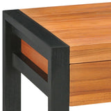 NNEVL Desk with 2 Drawers 100x40x75 cm Recycled Teak Wood
