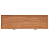 NNEVL Desk with 2 Drawers 140x40x75 cm Recycled Teak Wood