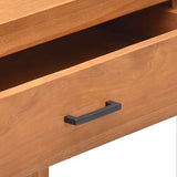 NNEVL Desk with 2 Drawers 140x40x75 cm Recycled Teak Wood