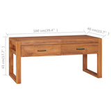 NNEVL TV Cabinet 100x40x45 cm Recycled Teak Wood