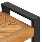 NNEVL Bench 120 cm Solid Teak Wood