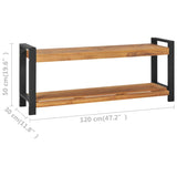 NNEVL Bench 120 cm Solid Teak Wood