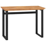 NNEVL Desk 100x45x75 cm Solid Teak Wood