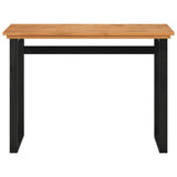 NNEVL Desk 100x45x75 cm Solid Teak Wood