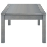 NNEVL Coffee Table 100x50x33 cm Grey Solid Acacia Wood