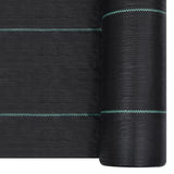 NNEVL Weed & Root Control Mat Black 2x25 m PP