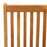 NNEVL Garden Reclining Chairs 3 pcs Solid Acacia Wood
