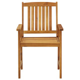 NNEVL Garden Chairs 4 pcs Solid Acacia Wood