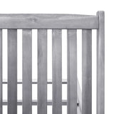 NNEVL Sun Lounger Solid Acacia Wood