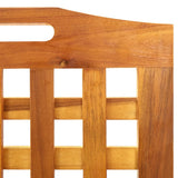 NNEVL 3-Panel Room Divider 121x2x120 cm Solid Acacia Wood