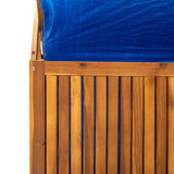NNEVL Storage Box with Trellis 99x55x160 cm Solid Acacia Wood