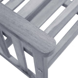 NNEVL Garden Chairs with Tea Table 159x61x92 cm Solid Acacia Wood