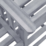 NNEVL Garden Chairs with Tea Table 159x61x92 cm Solid Acacia Wood