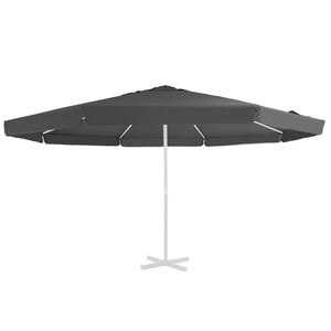 NNEVL Replacement Fabric for Outdoor Parasol Anthracite 500 cm