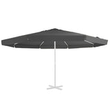 NNEVL Replacement Fabric for Outdoor Parasol Anthracite 500 cm