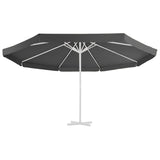 NNEVL Replacement Fabric for Outdoor Parasol Anthracite 500 cm